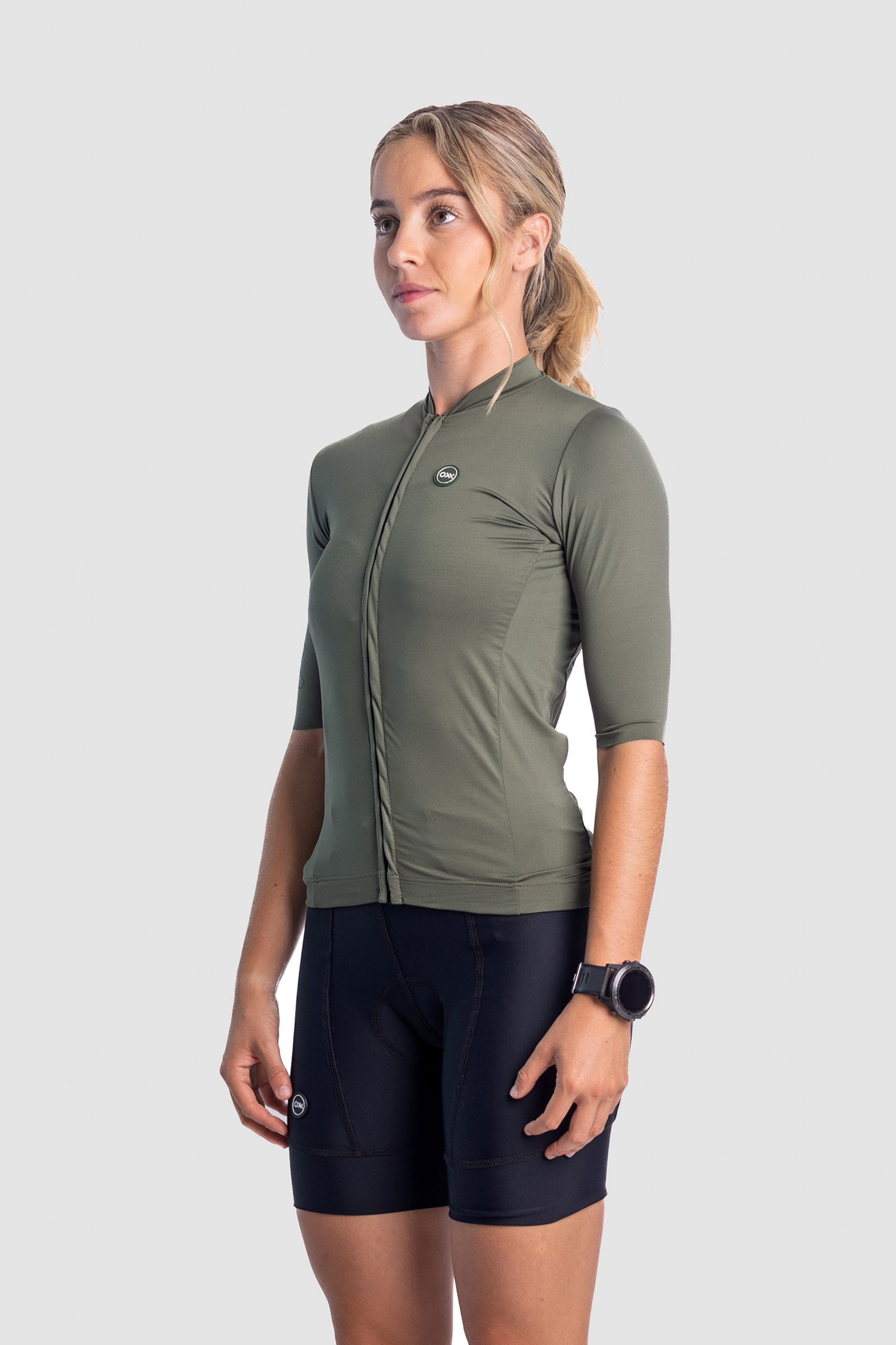 JERSEY ALPES DRY GREEN SLIM FIT MUJER