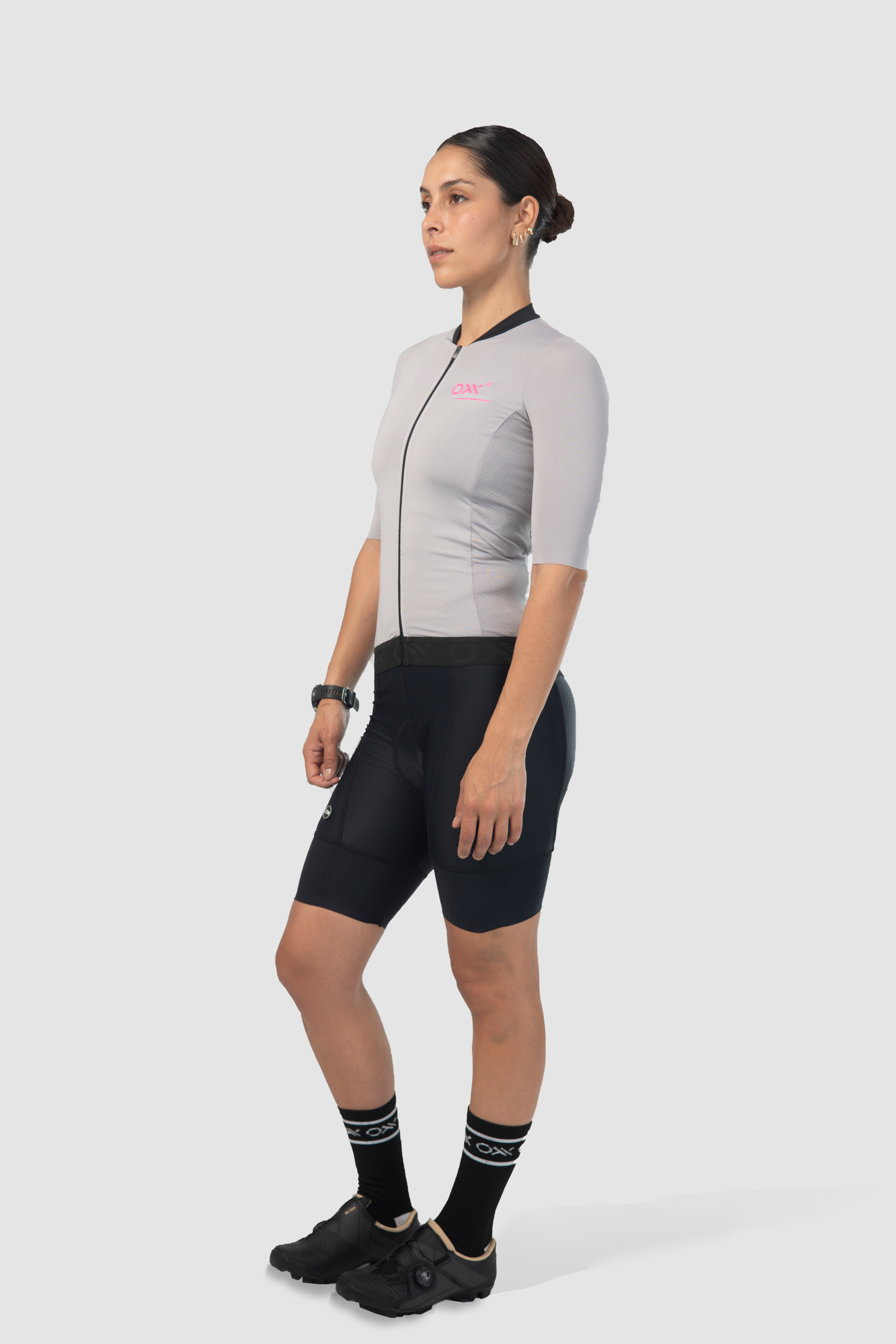 JERSEY ANDES EVO 2.0 GREY NEON SLIM FIT MUJER