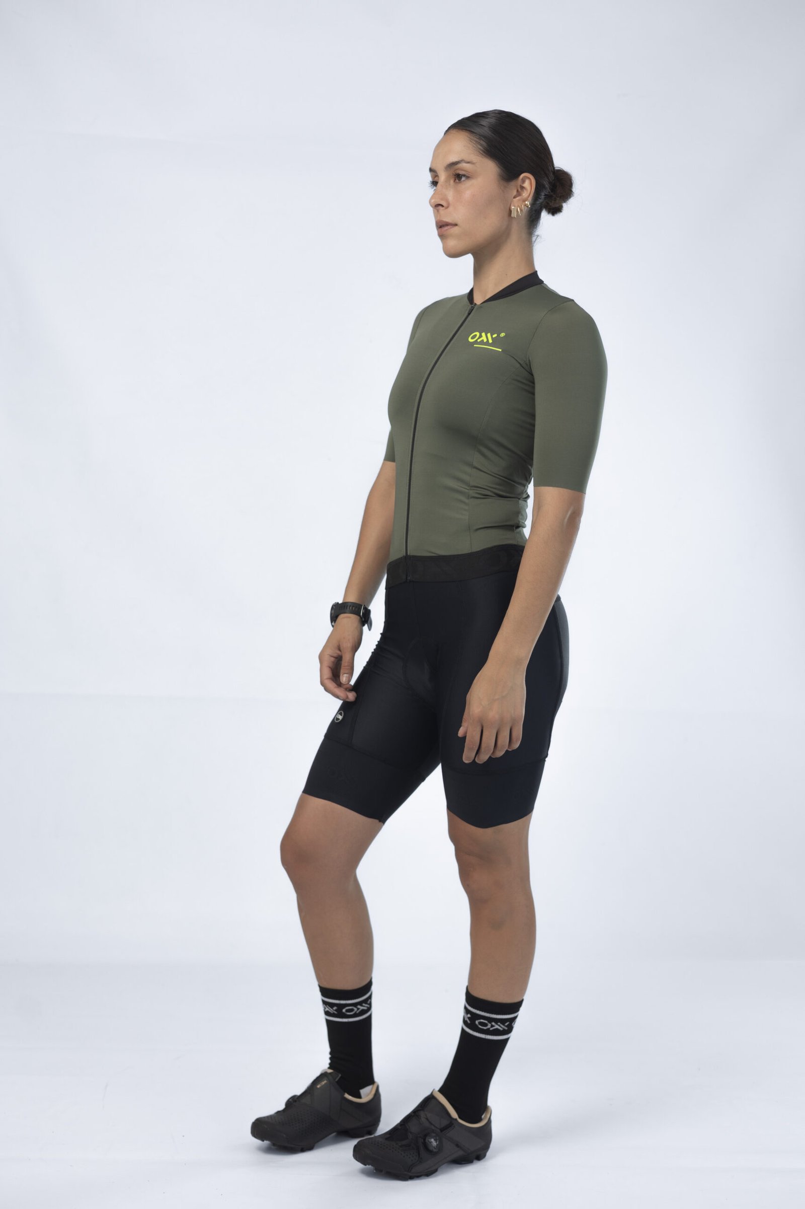 JERSEY ANDES EVO 2.0 DRY GREEN NEON SLIM FIT MUJER